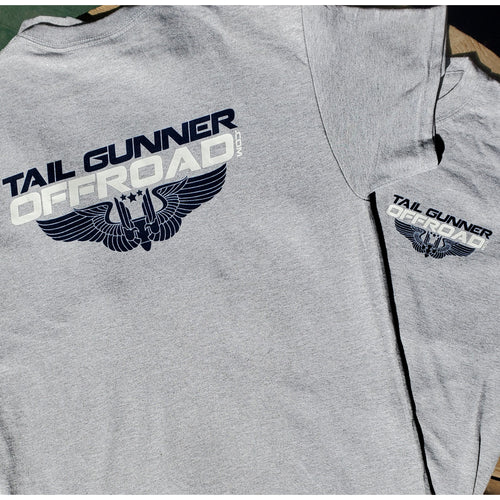 Tail Gunner Off-Road t-shirt in grey