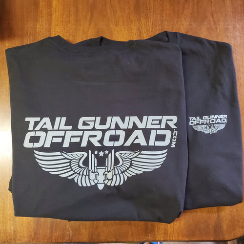 Tail Gunner Off-Road t-shirt in Black