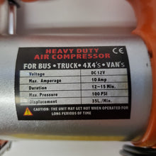 Load image into Gallery viewer, 12V Portable Air Compressor
