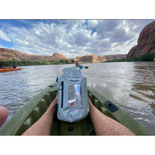 Load image into Gallery viewer, 15 liter dry storage bag in a kayak
