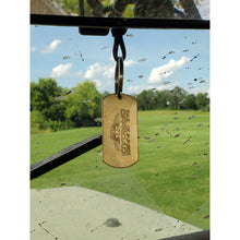Load image into Gallery viewer, Bomber Bell attached to a rear view mirror
